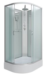 Душевая кабина Niagara NG-33194-14RBKT 110x90см серебро/матовое